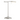Lighting Dessau Turbo Swing-Arm Lamp with USB in Satin Nickel Oriental Lamp Shade