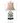 Porcelain Floral Scalloped Tea Jar Lamp