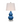 Klein Blue Gourd Porcelain Table Lamp