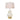 Lamp Shades Porcelain Dove White Gourd Vase Lamp w/ Gold Leaf Base Oriental Lamp Shade