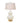 Lamp Shades Porcelain Dove White Gourd Vase Lamp w/ Gold Leaf Base Oriental Lamp Shade