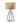 Lighting Sleek Modern with a Unique Pop of Natural Material Table Lamp Oriental Lamp Shade