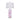 Lamp Shades Pink Porcelain Square Cover Jar Lamp w/ Crystal Base Oriental Lamp Shade