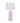 Lamp Shades Pink Porcelain Square Cover Jar Lamp w/ Crystal Base Oriental Lamp Shade