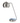 Lighting Emerson Brushed Steel Desk Lamp Oriental Lamp Shade