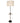 Lighting Brandon Floor Lamp with Glass Table Oriental Lamp Shade