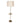 Lighting Brandon Floor Lamp with Glass Table Oriental Lamp Shade