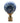 Lamp Finials Blue & White Ball Porcelain Finial Oriental Lamp Shade