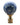 Lamp Finials Blue & White Ball Porcelain Finial Oriental Lamp Shade