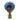 Lamp Finials Blue & White Ball Porcelain Finial Oriental Lamp Shade