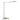Lighting Dessau Turbo Swing-Arm Table Lamp in Satin Nickel Oriental Lamp Shade