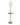Lighting Club Adjustable Antique Brass Floor Lamp with Glass Table Oriental Lamp Shade