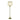 Lighting Stiffel 6-Way Burnished Brass Floor Lamp Oriental Lamp Shade