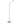 LED Collection Dessau Arch Floor Lamp in Satin Brass Oriental Lamp Shade