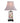 Lighting Elegant Pink, Peach and Blue Floral Mini Table Lamp Oriental Lamp Shade
