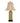 Lighting Elegant Porcelain Table Lamp with French Gold Cylinder Body Oriental Lamp Shade