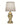 Lighting Stiffel Mini Table Lamp in Artisan Antique Brass Finish Oriental Lamp Shade