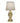 Lighting Stiffel Mini Table Lamp in Artisan Antique Brass Finish Oriental Lamp Shade