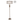 Lighting Stiffel Double Pull Chain Floor Lamp in Burnished Brass Oriental Lamp Shade