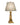 Lighting Stiffel Gold Table Lamp with Box Pleat Lamp Shade Oriental Lamp Shade