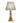 Lighting Stiffel Gold Table Lamp with Box Pleat Lamp Shade Oriental Lamp Shade