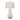 white porcelain lamp