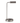 Lighting Kaye Brushed Steel LED Desk Lamp Oriental Lamp Shade