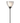 Lighting Presley Torchiere in Black Nickel Oriental Lamp Shade