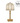 Lighting Stiffel Gilded Gold Table Lamp with Dome-Shaped Lamp Shade Oriental Lamp Shade