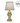 Lighting Stiffel Mini Table Lamp in Artisan Antique Brass Finish Oriental Lamp Shade